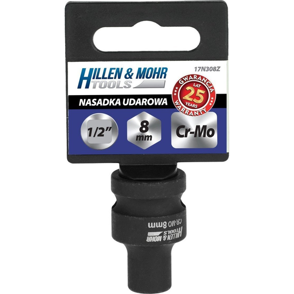 Hillen & Mohr Gépi Dugókulcs 1/2 8 x 38 mm