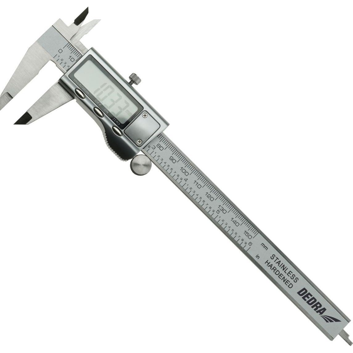 Dedra Digitális Tolómérő 150 mm Rozsdamentes Acél (MC0020)