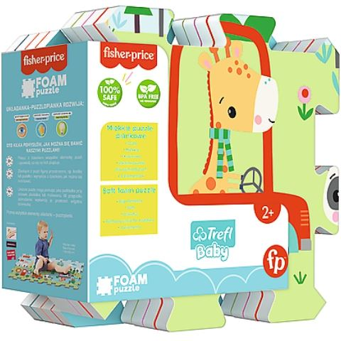 Пъзел от пяна Trefl Baby - Fisher price: Nice friends