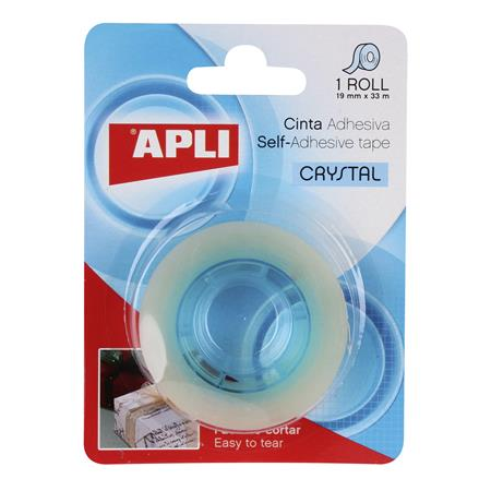 Apli Crystal Ragasztószalag 19mm x 33m - Magasfényű (11167)