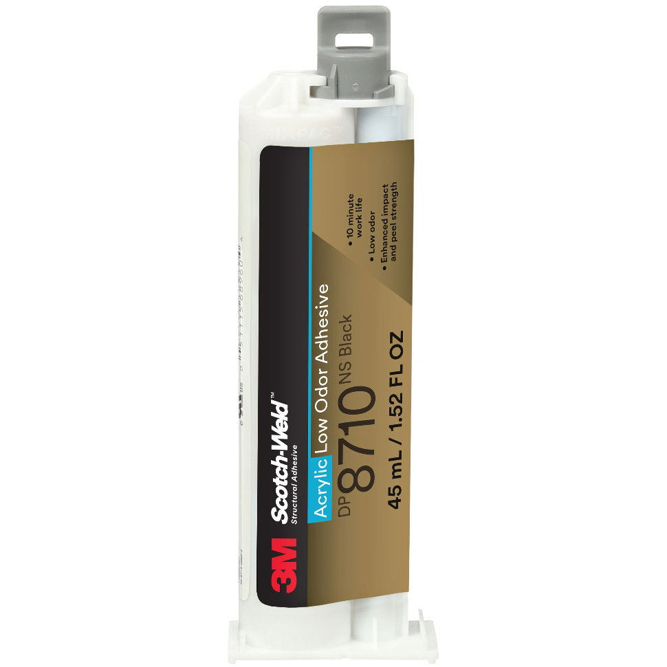 3M Scotch-Weld DP8710 Akril ragasztó, fekete, 45 ml (10:1) (7100233349)