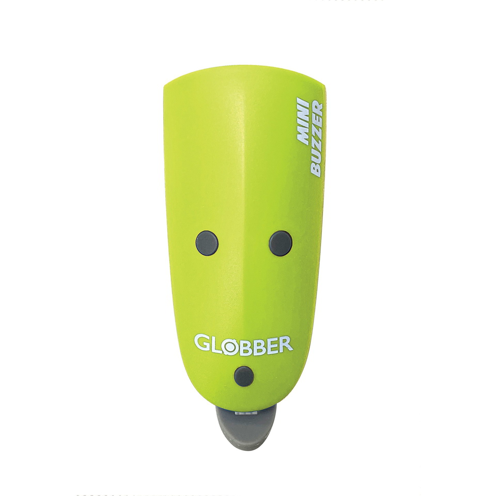 Globber Mini Buzzer 2 az 1-ben LED Kerékpár első lámpa és csengő - Sárga (530-106)