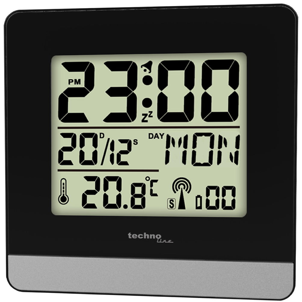 Technoline WT 260 Ébresztőóra - Fekete (WT 260)