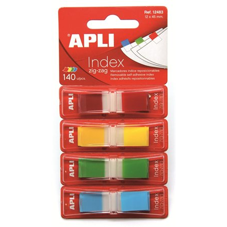 Apli 12x45 mm Jelölőcímke 4x35 lap - Vegyes (12483)