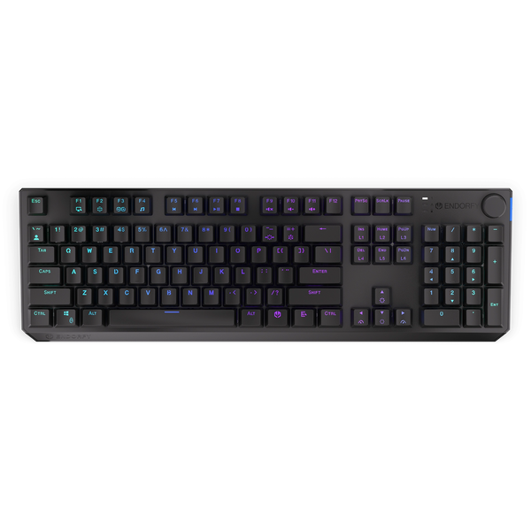 Tastatura fara fir, Endorfy, Negru
