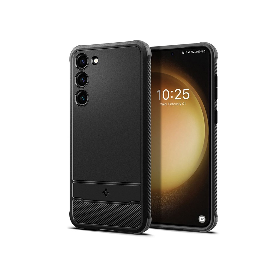 Samsung SM-S911 Galaxy S23 ütésálló hátlap - Spigen Rugged Armor - fekete (SP0204)