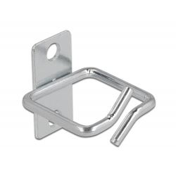 Delock 40 x 40 mm-es kábeltartó, rögzítő fémlemezzel (66513) (delock66513)