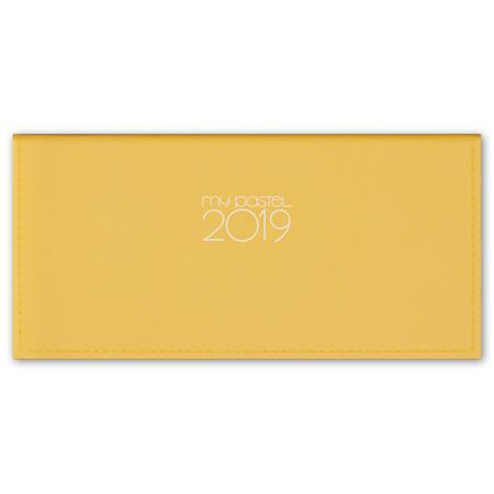 Dayliner MyPastel Fekvő zsebnaptár - Aárga (DL9AG-MPCZSFE-SA)