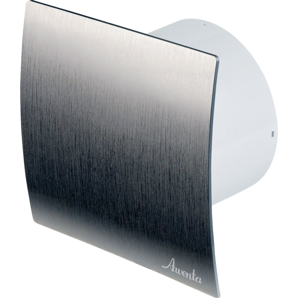 AWENTA Wentylator łazienkowy Escudo Awenta WES150H fi150mm 205m3/h 18W 230V z czujnikiem wilgotoności i wyłącznikiem czasowym inox