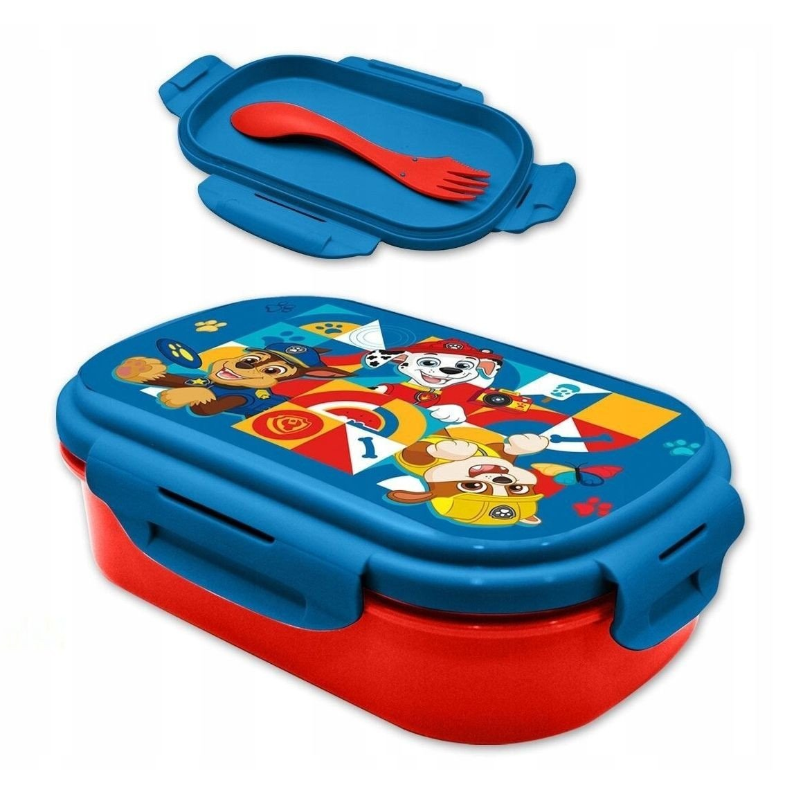 Mancs Őrjárat szendvicsdoboz és evőeszköz szett (SB10181)