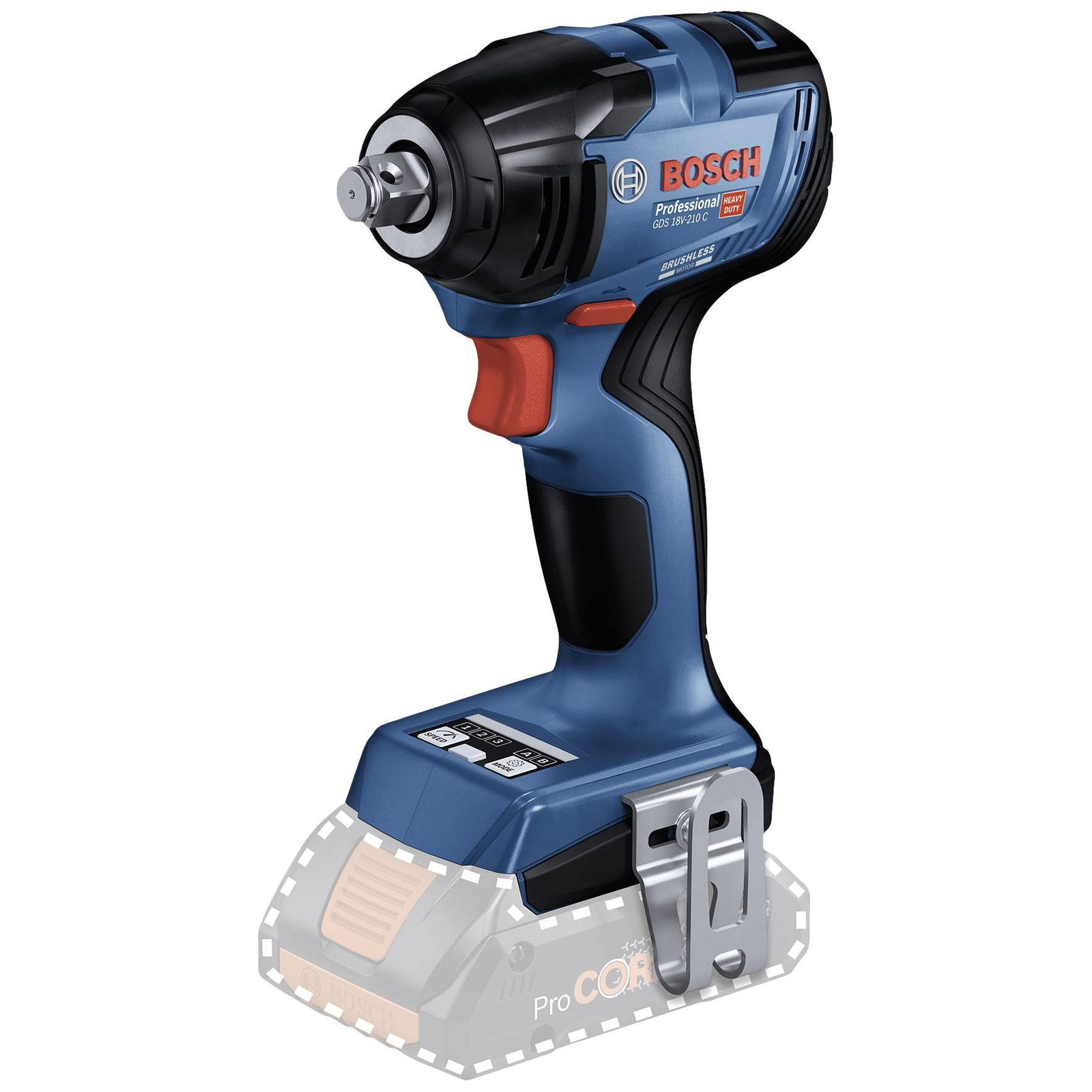 Bosch Professional GDS 18V-210 C akkus ütvecsavarozó akkumulátor nélkül (06019J0300) (06019J0300)