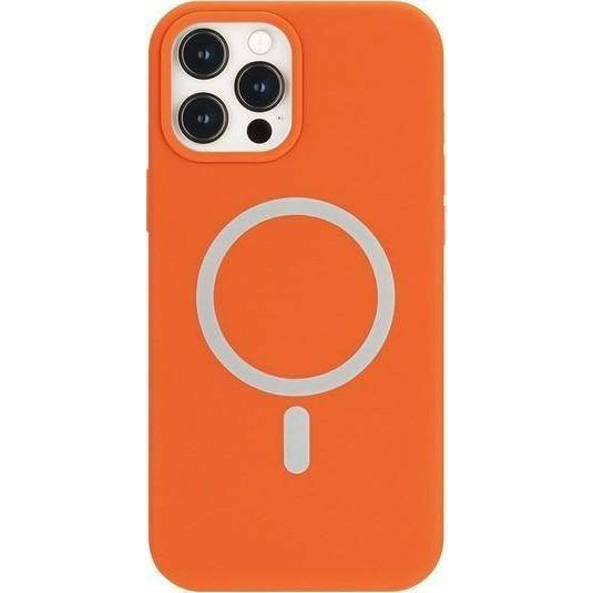 Mercury MagSafe Silicone Apple iPhone 12 mini szilikon tok, narancssárga (8809793494001)
