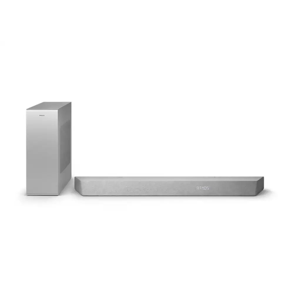 Philips TAB8507/10 soundbar reproduktor Strieborná 3.1 kanály/kanálov 600 W (TAB8507/10)