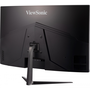 Монитор LED ViewSonic Gaming VX3218C-2K, 165Hz, QHD, Display Port, HDMI, Извит, Черен