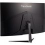 Монитор LED ViewSonic Gaming VX3218C-2K, 165Hz, QHD, Display Port, HDMI, Извит, Черен