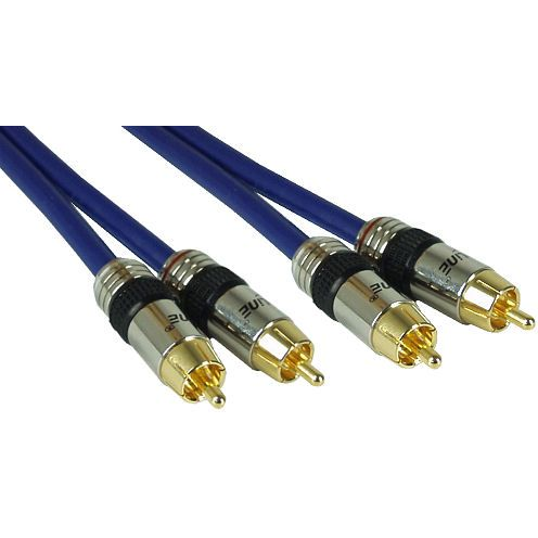 InLine 89705P lydkabel 5 m 2 x RCA Blå