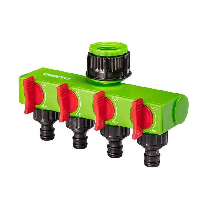 Verto 15G761 4 utas vízelosztó csapcsatlakozó zárható (Verto15G761)