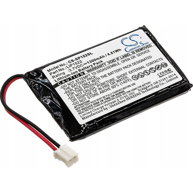 Cameron Sino Li-Ion Akku 3,7 V/1300 mAh, Sony Lip1522 Kompatibilis, Fekete (SB8198)
