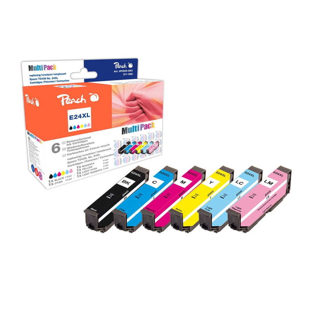 Peach (Epson 24XL) Tintapatron Multipack (PI200-293)