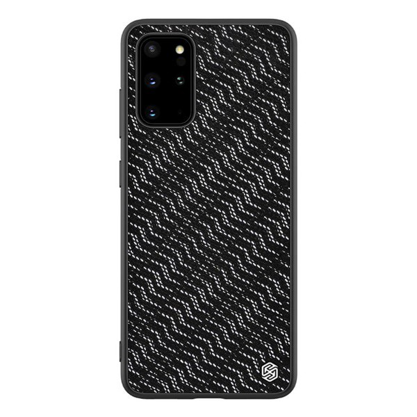 NILLKIN TWINKLE szilikon telefonvédő (közepesen ütésálló, műanyag hátlap, környezetbarát, csillogó) EZÜST [Samsung Galaxy S20 Plus 5G (SM-G986)] (5996457941254)