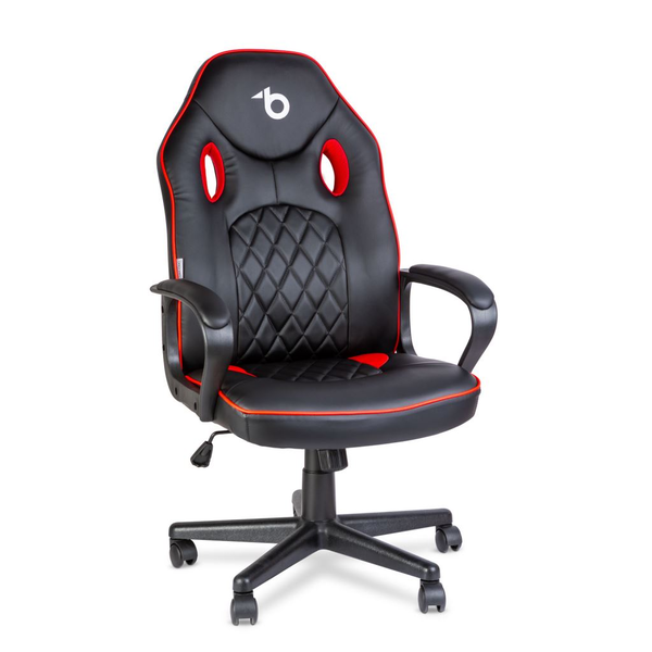 BeMaDa Gamer szék fekete-piros 110 kg terhelhetőség