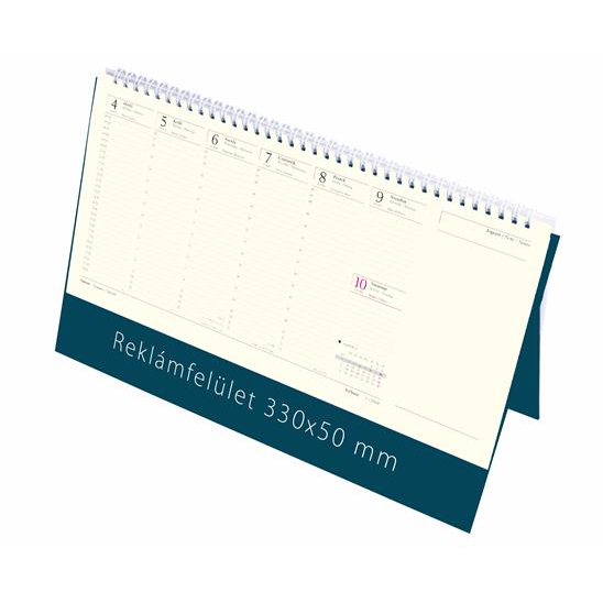 Toptimer 325 x 155mm 2022 Asztali naptár Fekete