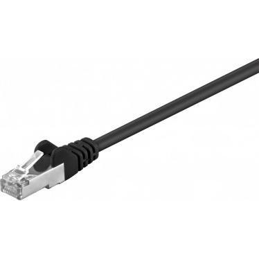  Goobay Wentronic - Network cable - RJ- 45 (M) to RJ- 45 (M) - 15 m - FTP - CAT 5e - black