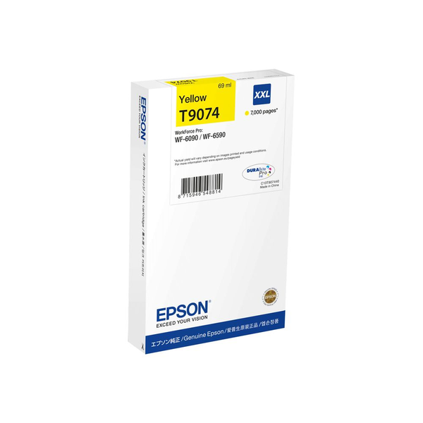 Epson C13T90744N глава и патрон за мастиленоструен принтер 1 броя Оригинал Екстра (супер) висок добив Жълт