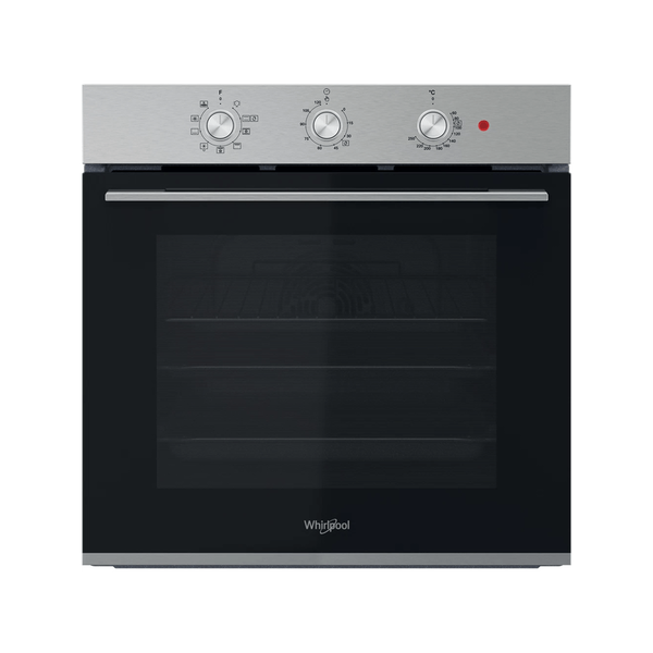 Whirlpool OMK38HU0X 71 L A Sort, Rustfrit stål