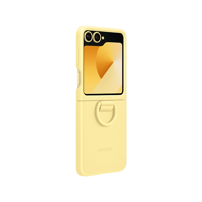 Samsung Galaxy Z Flip6 szilikon tok gyűrűvel sárga (EF-PF741TYEGWW) (EF-PF741TYEGWW)
