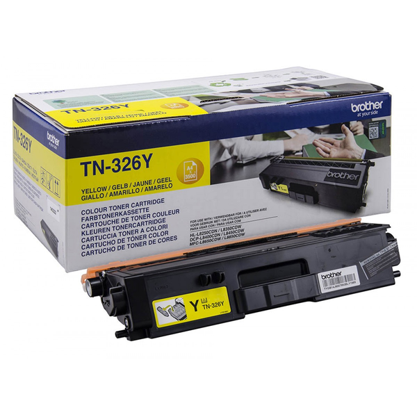 Brother TN-326Y tonerpatron 1 stk Original Gul