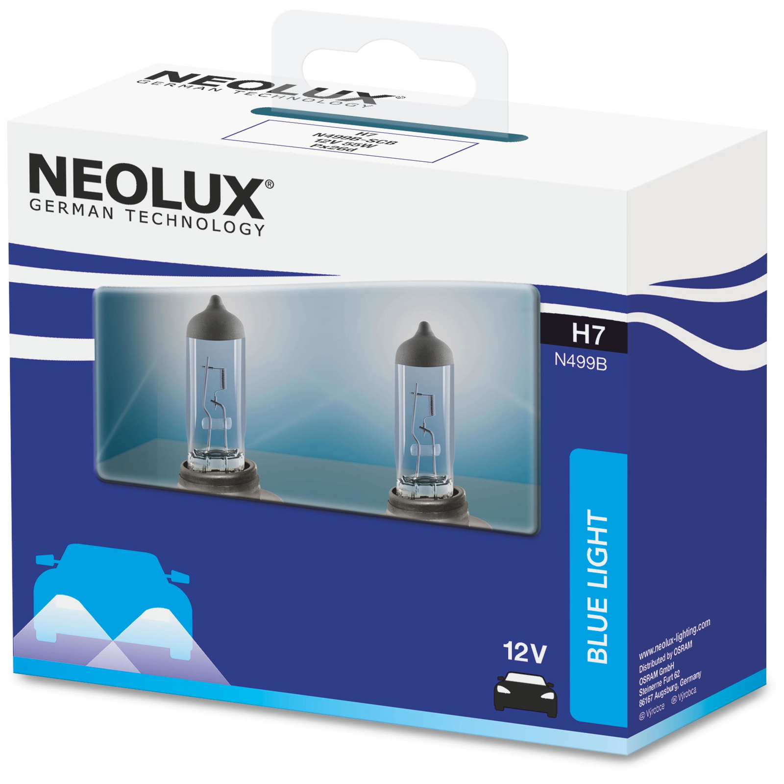NEOLUX H7 Blue Light 12V, 55W (4052899501058)