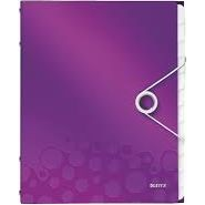 Leitz WOW Polipropilén (PP) Fémes, Lila (ESSX1180)