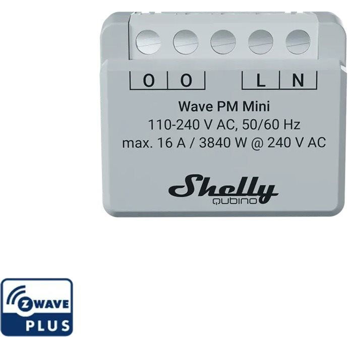 Shelly Wave PM Mini, kapcsolómodul, Z-Wave (SHELLY-WAVE-PM-MINI)