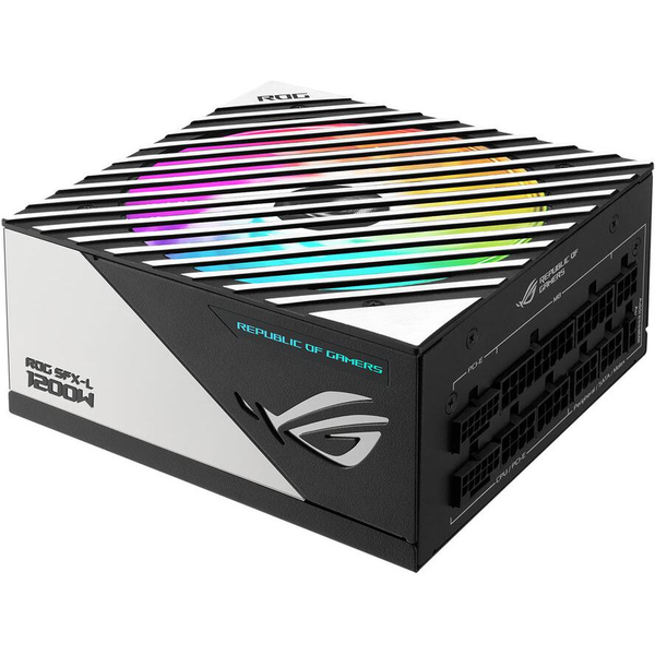 ASUS ROG -LOKI-1200T-SFX-L-GAMING enhed til strømforsyning 1200 W 20+4 pin ATX Sort, Sølv