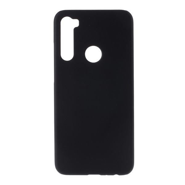 Műanyag telefonvédő (gumírozott) FEKETE [Xiaomi Redmi Note 8] (5996457910632)