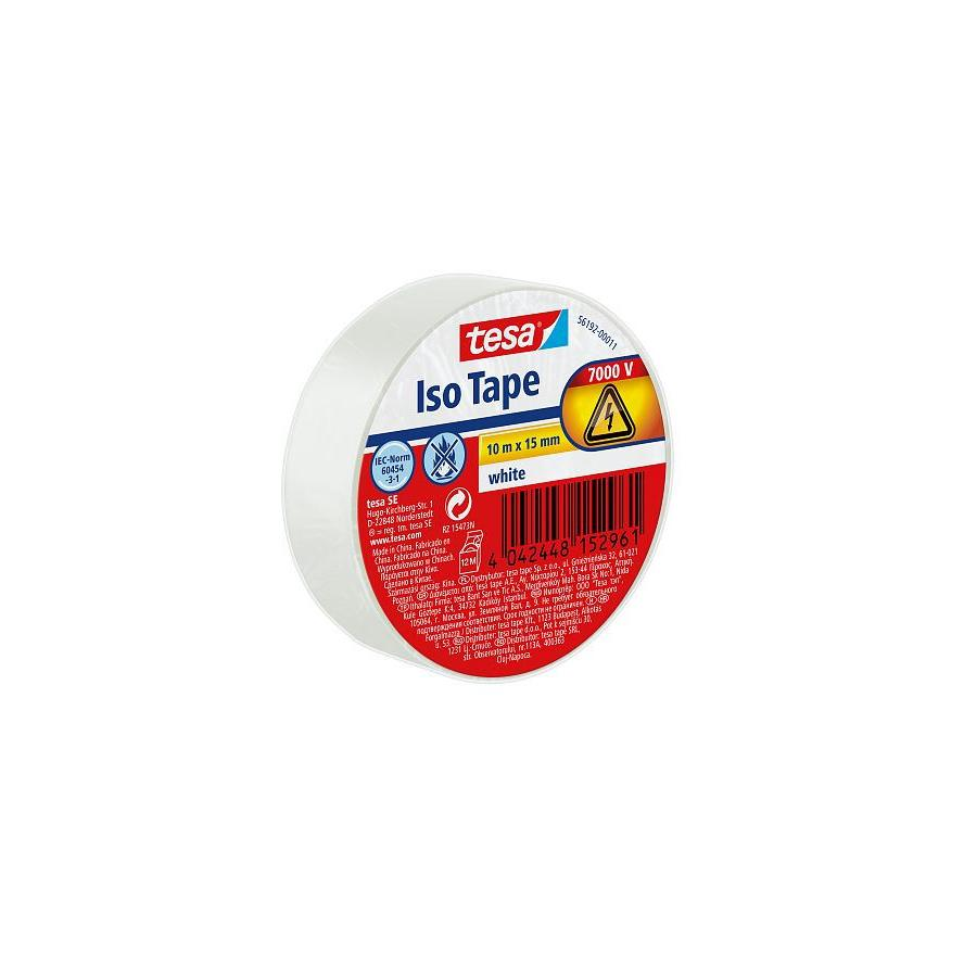Tesa (56192-00011-22) Szigetelőszalag Fehér (H x Sz) 10 m x 15 mm 1 db (56192-00011-22)