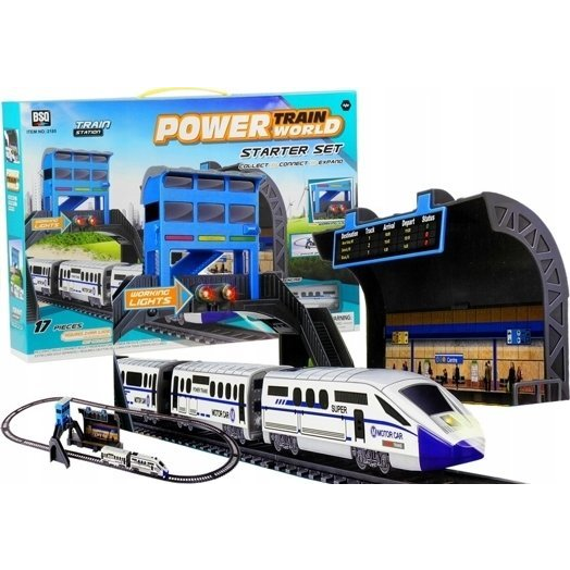 Akkumulátor Vasút 244 cm + Állomáskocsi (2434)