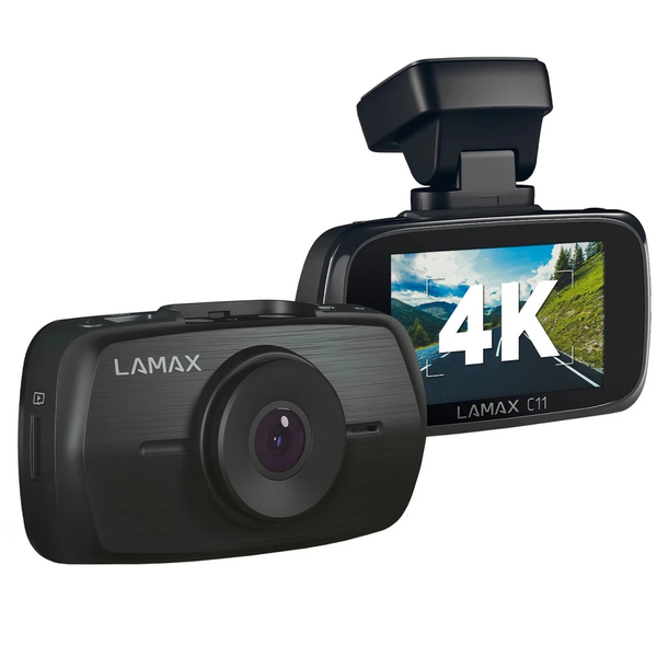 LAMAX C11 4K GPS WiFi Menetrögzítő kamera - Fekete