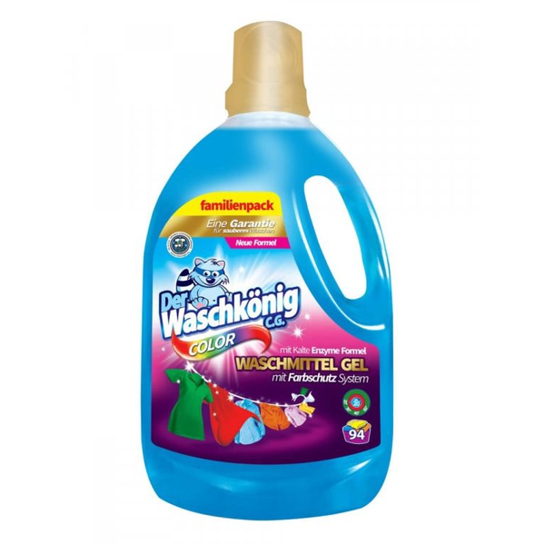 DER WASCHKÖNIG Color mosógél 3,3 l (94 mosás)