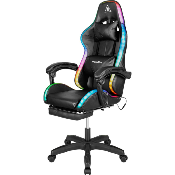 Kruger&Matz GX-150 Gamer Szék Fekete LED Világítással