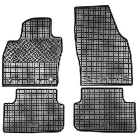 RIGUM VW T-Cross 19- rubber mats black (set of 4) (5706X12)