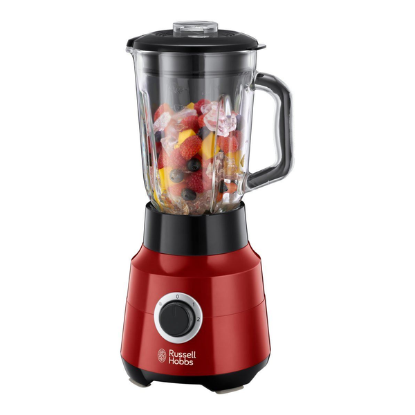 Блендер Russell Hobbs Desire 24720-56, 650W, Стъклена кана 1.5 л, 2 скорости, Червен