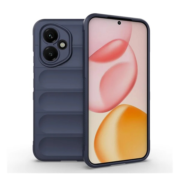 Szilikon telefonvédő (ütésállóság, kameravédő, 3D) SÖTÉTKÉK Honor 400 "Gigapack csomagolás" (GP-171935)