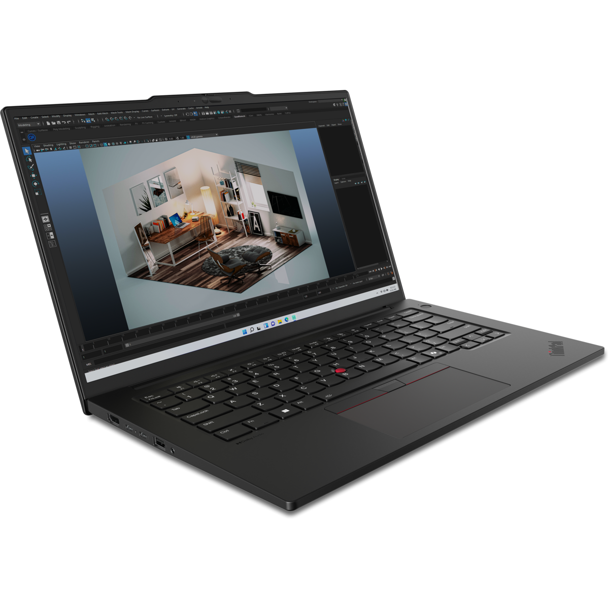 Lenovo ThinkPad P14s Intel Core Ultra 7 155H Laptop 36,8 cm (14.5