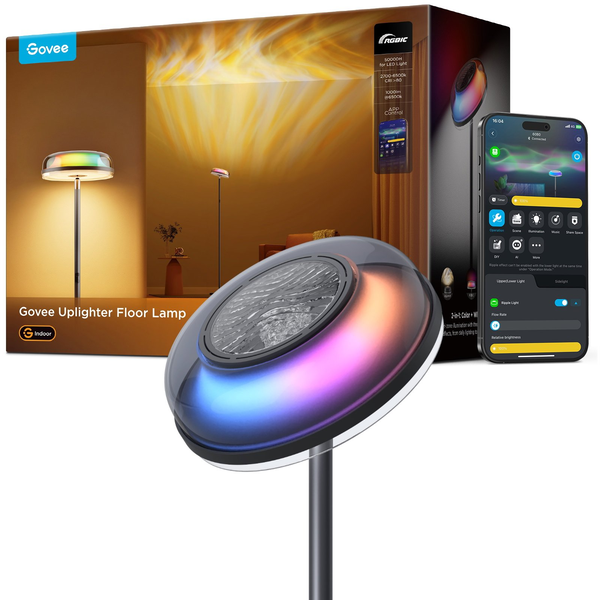 Govee Uplighter Floor Lamp Intelligent gulvbelysning Wi-Fi/Bluetooth