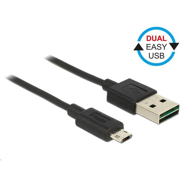 Kabel EASY-USB 2.0 USB-A do Micro USB 0,5 m Delock 83845