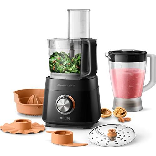 Philips Viva Collection HR7510/10 foodprocessor 800 W 2,1 L Sort