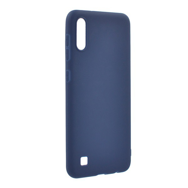 Szilikon telefonvédő (matt) SÖTÉTKÉK [Samsung Galaxy M10 (SM-M105F)] (5996457956197)