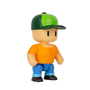 P.M.I. Stumble Guys 3 darabos mini Figura szett